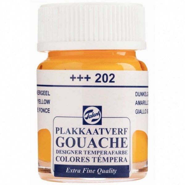 Talens Guaj Boya 16ml- 202 Deep Yellow