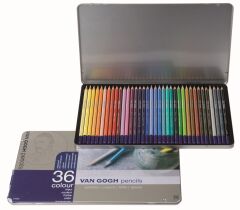 Van Gogh Colour Kuru Boya Kalemi Metal Kutu 36'lı
