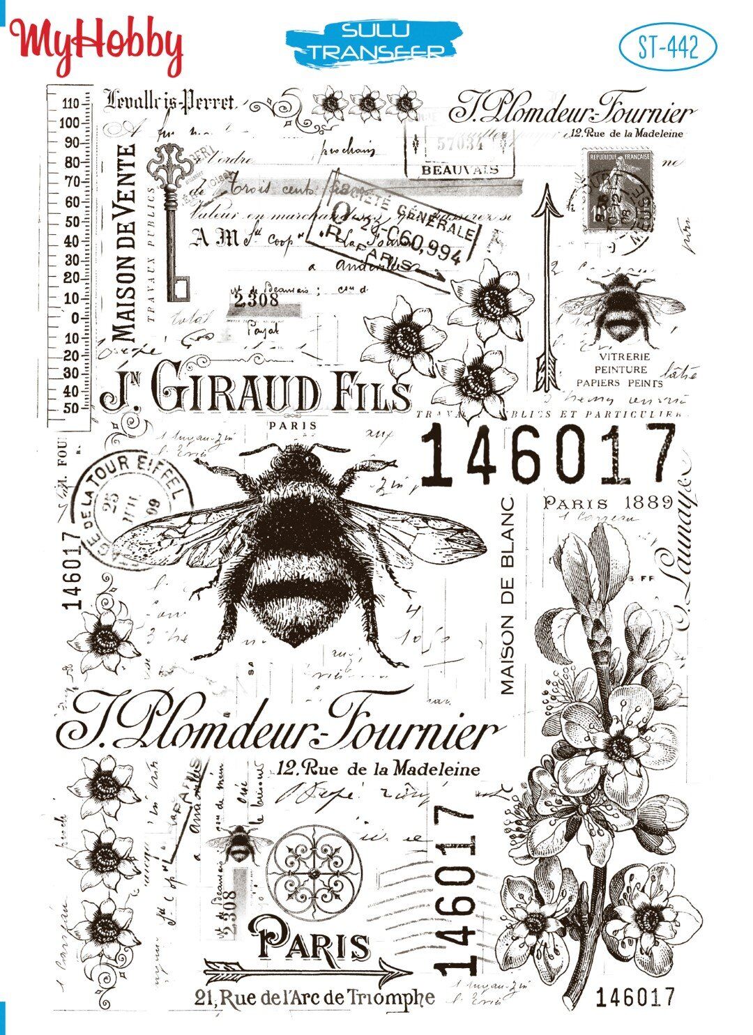 My Hobby Sulu Transfer 25*35 cm STB-442