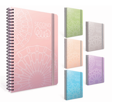 Second Spiralli Pp.Kapak A4 80Ypr. Kareli Defter