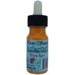Koza Hazır Ebru Boyası Damlalıklı Koyu Sarı 30 ml