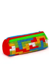 Coral High Kids Renkli Blok Desenli 3’lü Okul Çanta Seti SET0123775