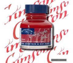 Winsor & Newton Kaligrafi Mürekkebi 30 ml. 203 Crimson
