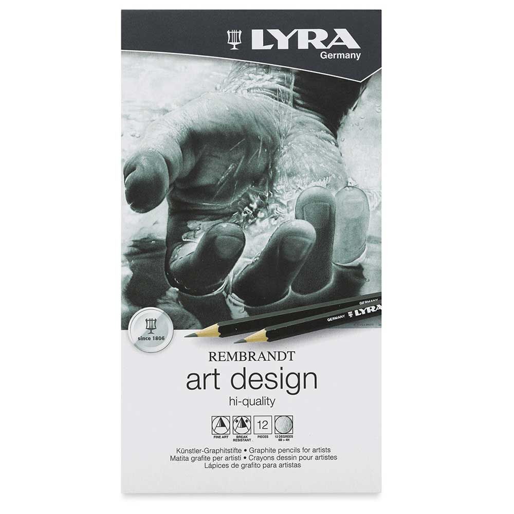 Lyra Art Design Dereceli Karakalem Eskiz Çizim Seti 12'li