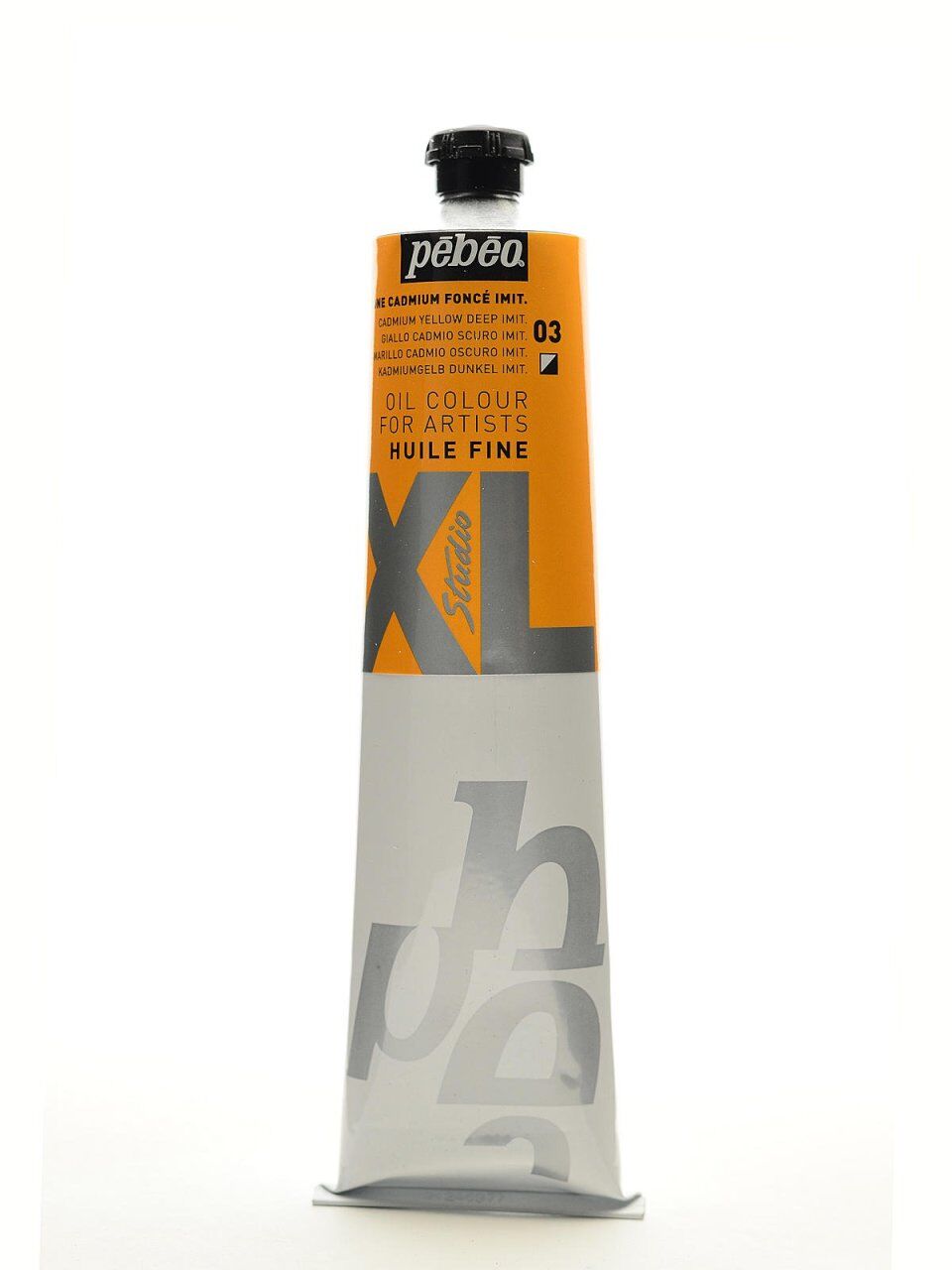 Pebeo Huile Fine XL 200ml. Yağlı Boya 03 Cadmium Yellow Deep Imit.