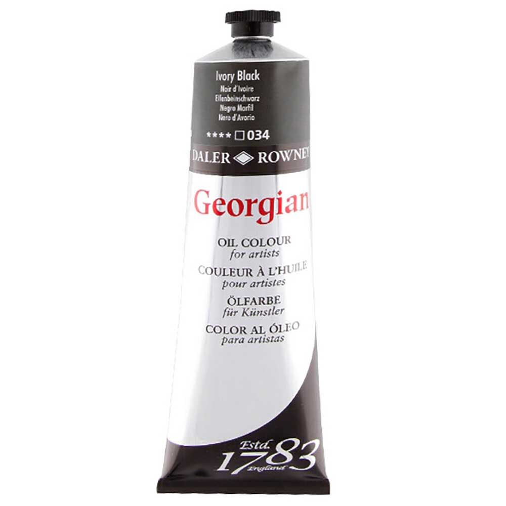 Daler Rowney Georgian Yağlı Boya 225ml 034-Ivory Black