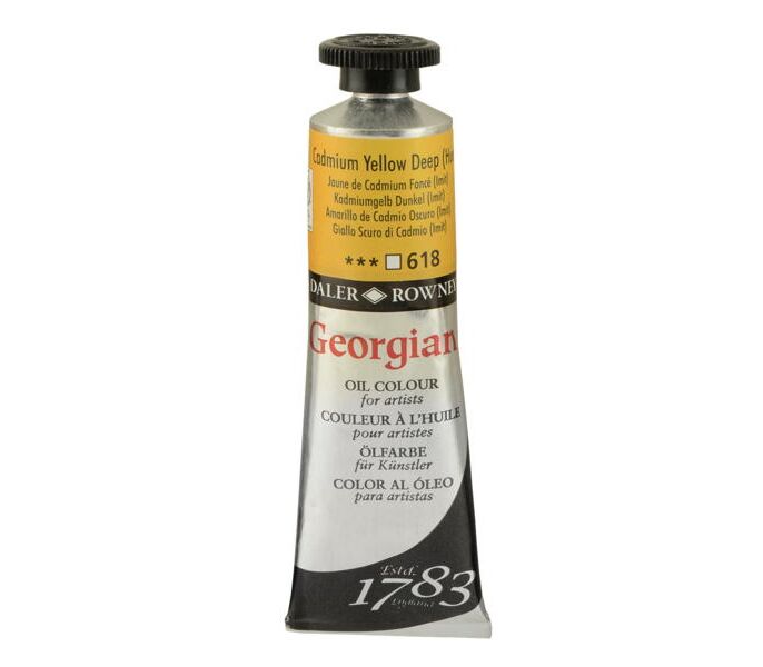 Daler Rowney Georgian Yağlı Boya 38ml 618-Cadmium Yellow Deep Hue