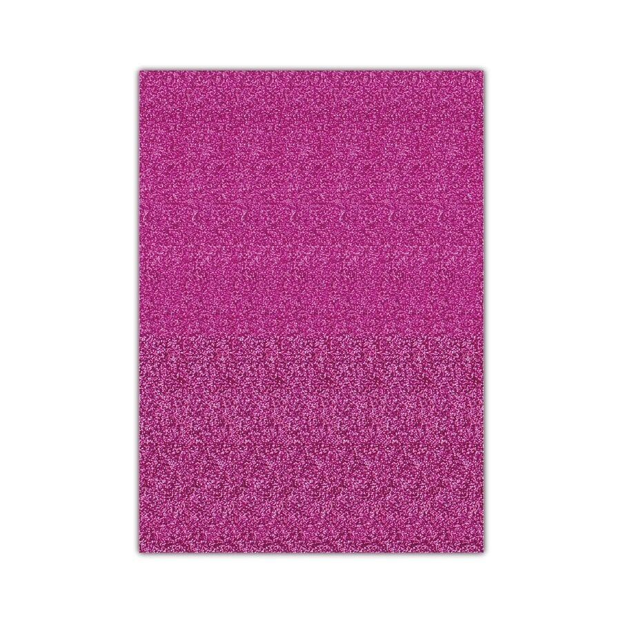 Simli Yapışkanlı Eva 50x70 cm Pembe 10'lu
