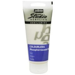 Pebeo Studio Akrilik Boya 100ml 117-Phosphorescent Transparent Green (Karanlıkta Parlayan)