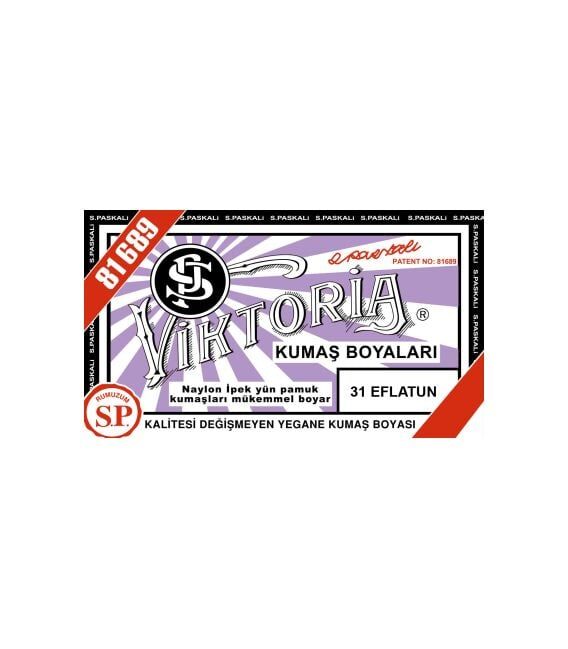 Viktoria Toz Kumaş Boyası 31 Eflatun