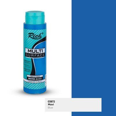 Rich Multi Surface 500cc Akrilik 2196-Mavi