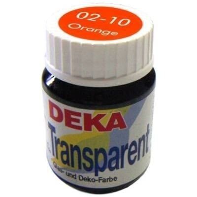 Deka Transparent 25 ml Cam Boyası 02-10 Orange (Turuncu)
