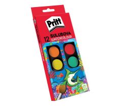 Pritt Suluboya Küçük Tablet 12 Renk