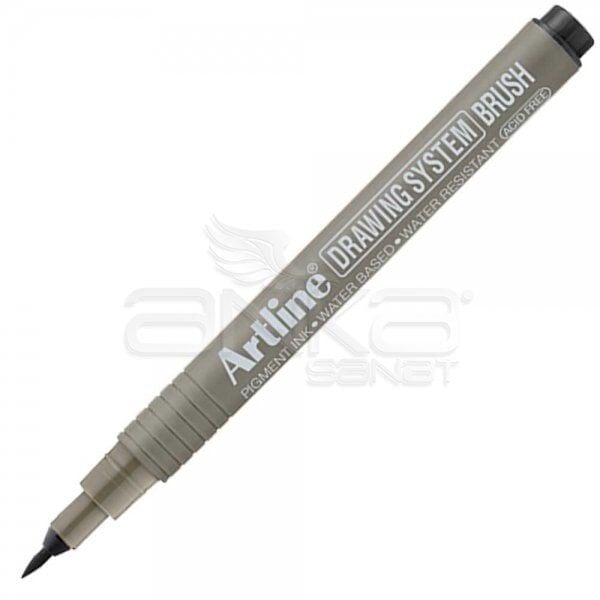 Artline Drawing System Teknik Çizim Kalemi Brush Pen Siyah