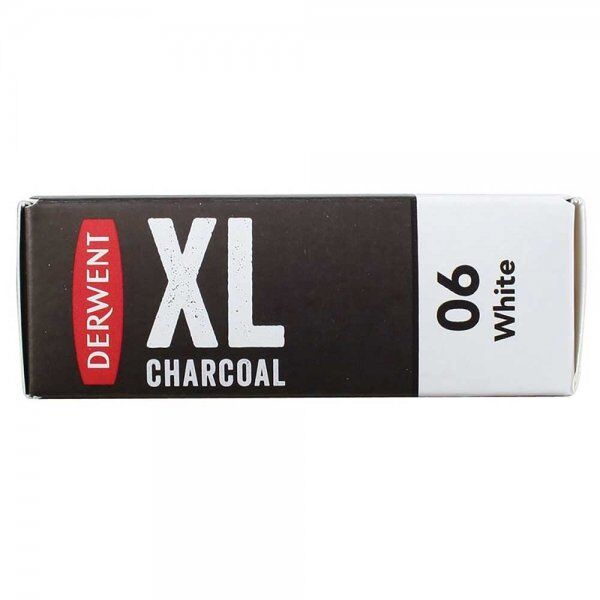 Derwent XL Charcoal Block Kalın Kömür Füzen 06 White