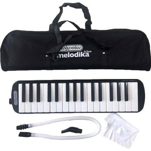 Helvacıoğlu Melodika 32 Tuşlu Bez Çanta Siyah
