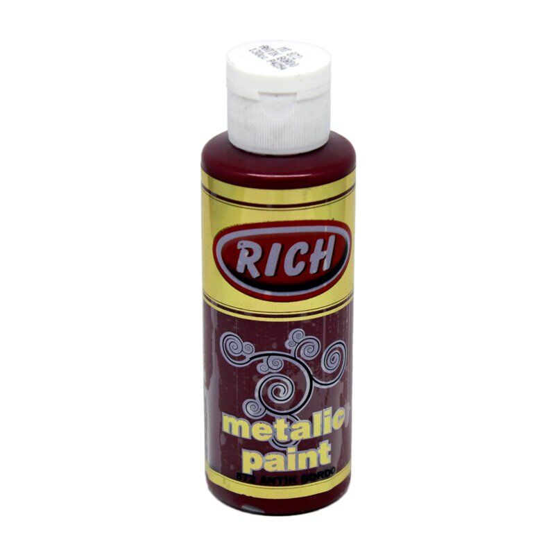 Rich Metalik Akrilik Boya 872-Antik Bordo 120 cc