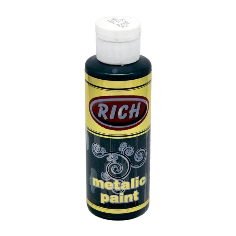 Rich Metalik Akrilik Boya 866-Antik Yeşil 120 cc