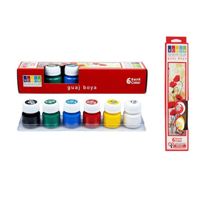 Südor Guaj Boya 6 Renk 15 ml