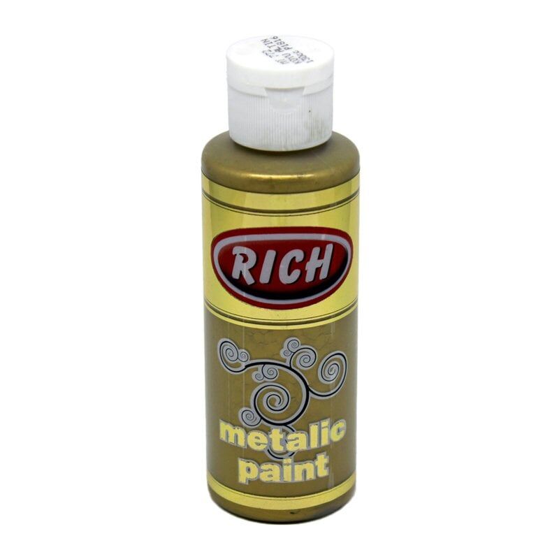 Rich Metalik Akrilik Boya 772-Koyu Altın 120 cc