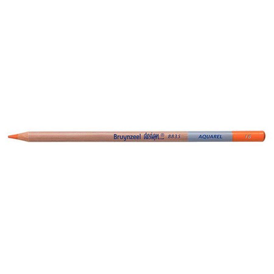 Bruynzeel Design Aquarell Sulu Boya Kalemi 18-Permanent Orange