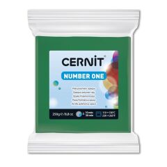 Cernit Number One Polimer Kil 250gr 600-Green