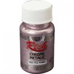 Rich Chrome Metalik Boya 1553-Toz Pembe 50 cc