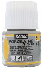 PEBEO PORCELAİNE 150 FIRINLANABİLİR PORSELEN BOYASI 55 GREY