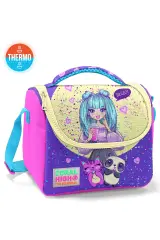 Coral High Kids Mor Pembe Anime Kız Desenli 3’lü Okul Çanta Seti SET0123735