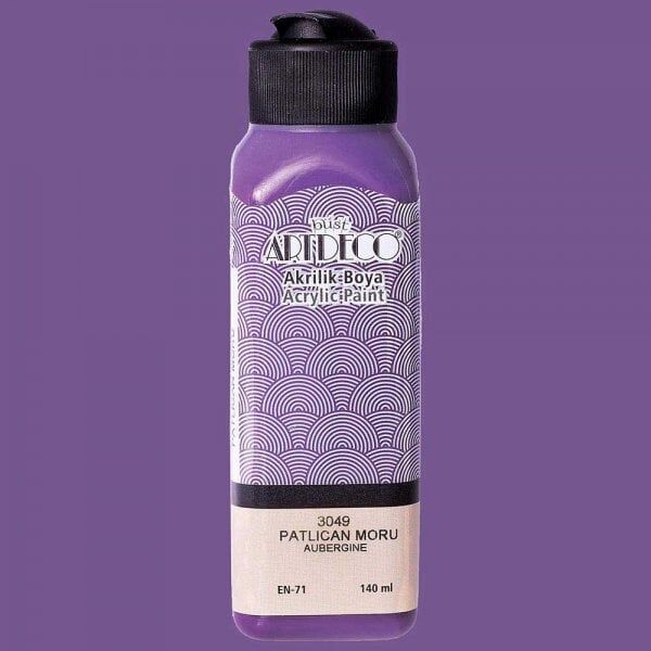 Artdeco Yeni Formül Akrilik Boya 140 ml 3049 Patlıcan Moru