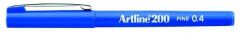 Artline 200 Fineliner 0.4mm İnce Uçlu Yazı ve Çizim Kalemi MAVİ
