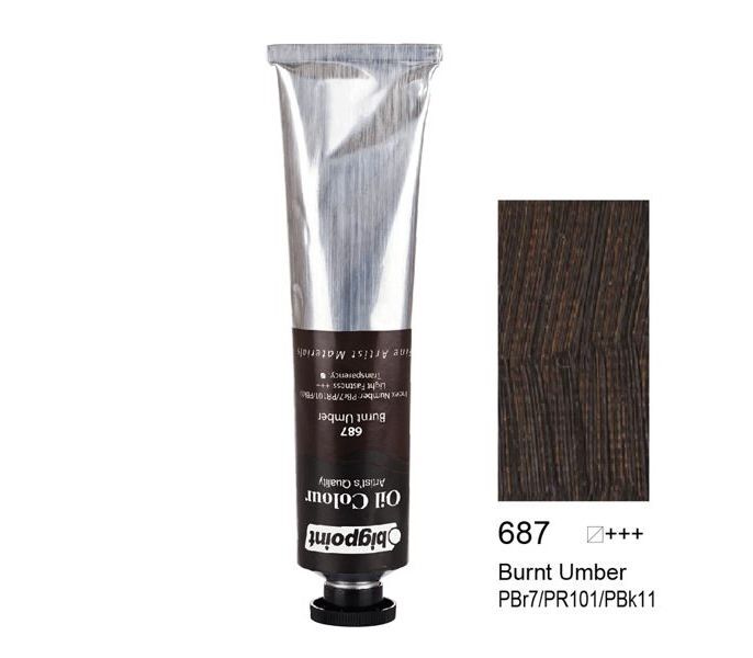 Bigpoint Yağlı Boya 200 ml. 687 - Burnt Umber