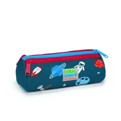 Coral High Kids Civit Kırmızı Uzay Desenli 3’lü Okul Çanta Seti SET0123116