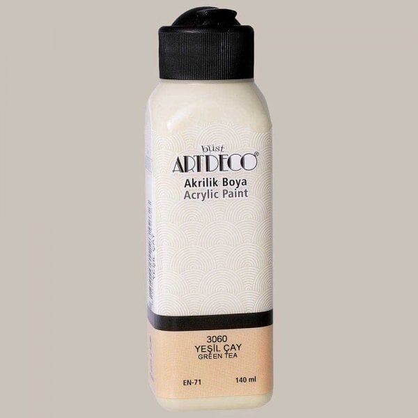 Artdeco Yeni Formül Akrilik Boya 140 ml 3060 Yeşil Çay