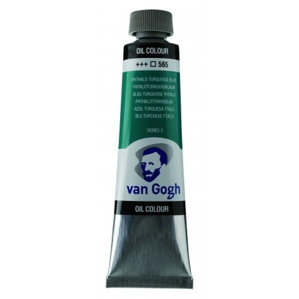 Talens Van Gogh Yağlı Boya 40 ml Seri 2 (565 Phthalo Turquoise Blue)