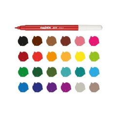 Carioca Joy Süper Yıkanabilir Keçeli Boya Kalemi 24'lü