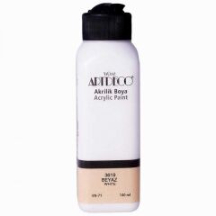 Artdeco Yeni Formül Akrilik Boya 140 ml 3619 Beyaz