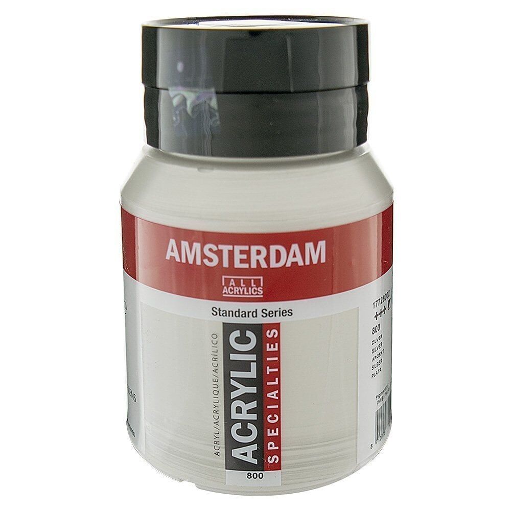 Talens Amsterdam Akrilik Boya 500ml 800 Silver