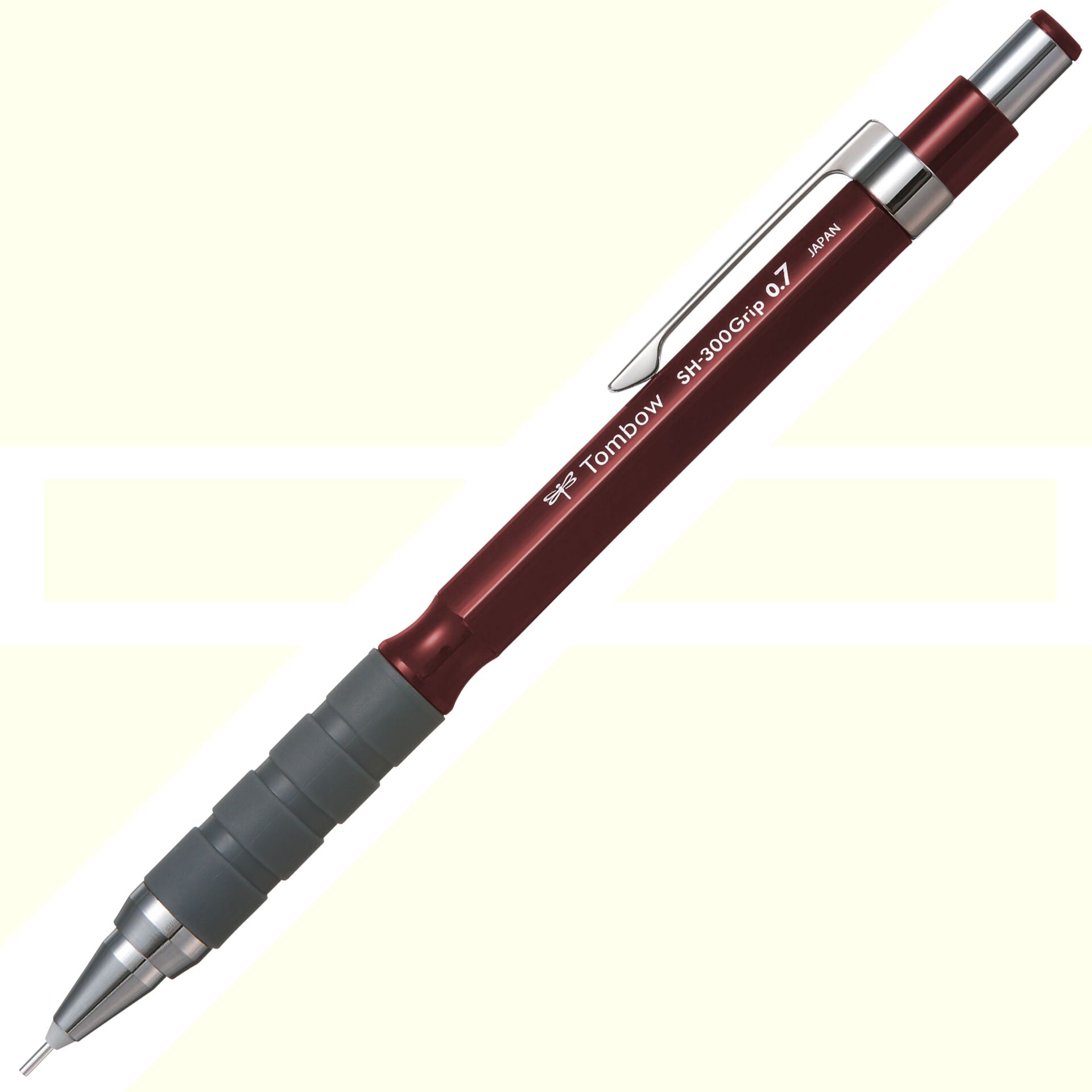 Tombow Versatil Uçlu Kalem SH-300 Grip 0.7mm Bordo