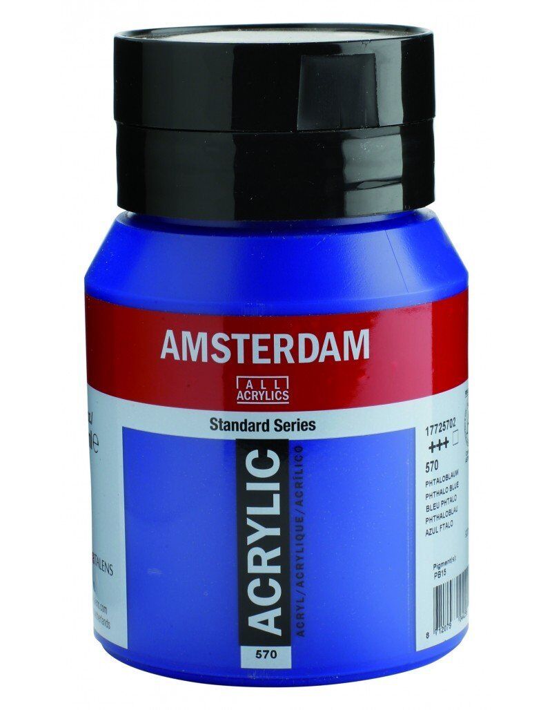 Talens Amsterdam Akrilik Boya 500ml 570 Phthalo Blue
