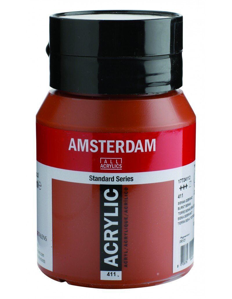 Talens Amsterdam Akrilik Boya 500ml 411 Burnt Sienna