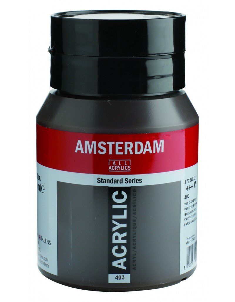 Talens Amsterdam Akrilik Boya 500ml 403 Vandyke Brown