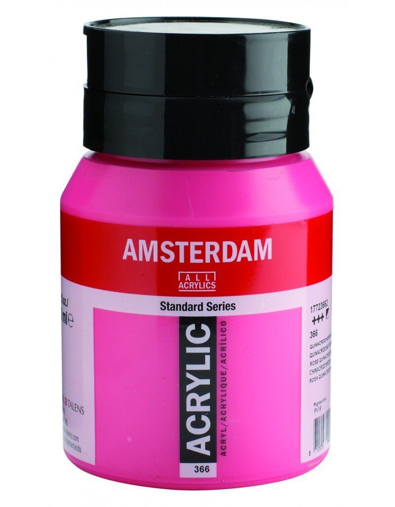 Talens Amsterdam Akrilik Boya 500ml 366 Quinacr. Rose