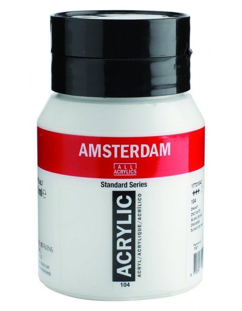 Talens Amsterdam Akrilik Boya 500ml 104 Zinc White