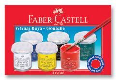 Faber Castell Guaj Boya 6 Renk