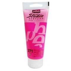 Pebeo Studio Fosforlu Akrilik Boya 100ml - 371 Fluorescent Pink
