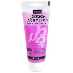 Pebeo Studio Metalik Akrilik Boya 100ml 356-Iridescent Violet Blue (Dyna)