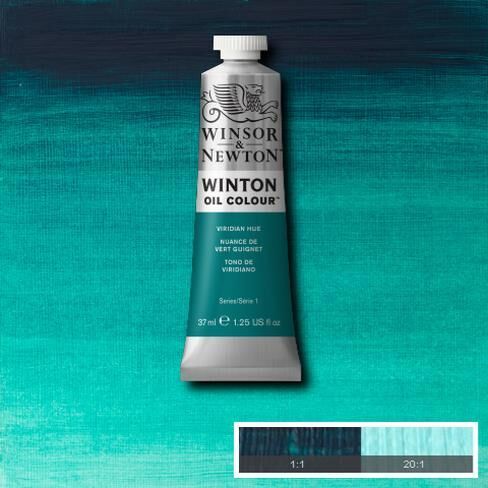 Winsor & Newton Winton 37 ml Yağlı Boya 43 Viridian Hue