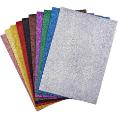 Simli Yapışkanlı Eva 50x70 cm Karışık 10 Renk