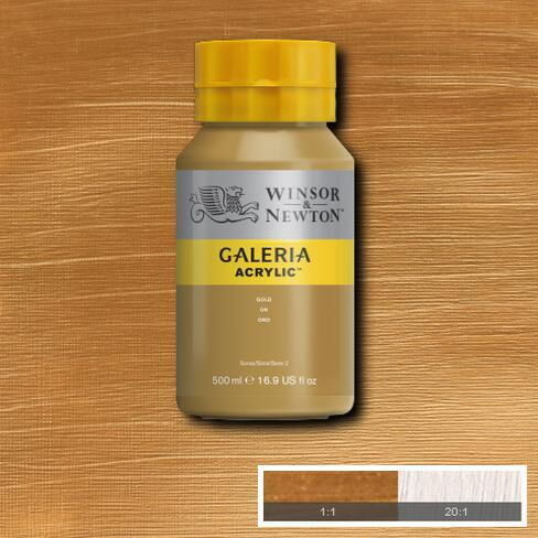 Winsor Newton Galeria Akrilik Boya 500ml 283 Gold